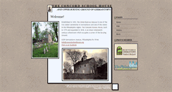 Desktop Screenshot of concordschoolhouse.org